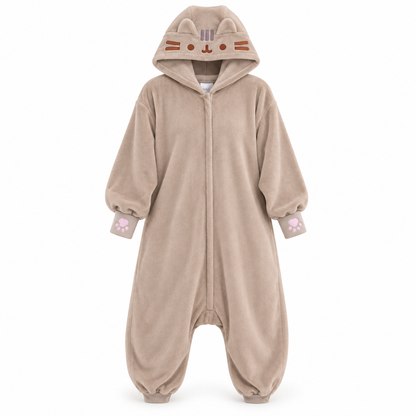 Cozy Kitty Plush Onesie