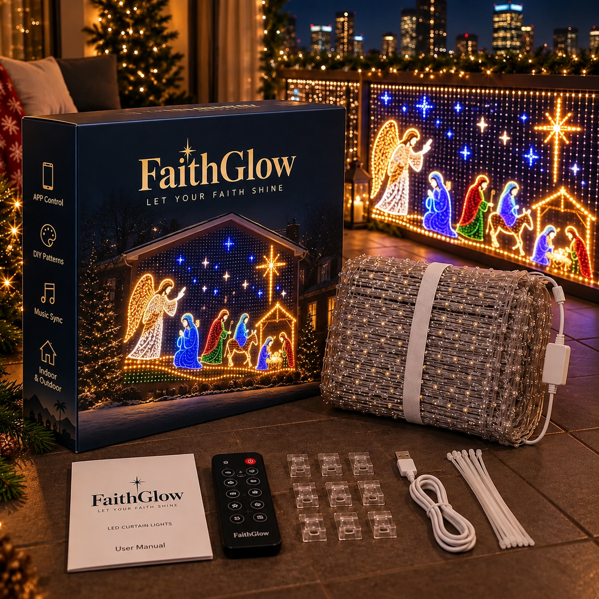 FaithGlow™ Balcony Lights